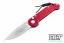 Microtech 135-10RD LUDT - Red Handle - Stonewash Blade