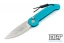 Microtech 135-10TQ LUDT - Turquoise Handle - Stonewashed Blade