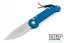 Microtech 135-10BL LUDT - Blue Handle - Stonewashed Blade