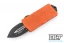 Microtech 157-1OR Exocet - Orange Handle - Black Blade