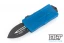 Microtech 157-1BL Exocet - Blue Handle - Black Blade