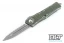 Microtech 142-12DOD Combat Troodon D/E - Distressed OD Green Handle - Apocalyptic Blade