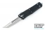 Microtech 619-10 Troodon Hellhound - Black Handle - Stonewash Blade