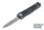 Microtech 138-D12DBK Troodon D/E - Distressed Black Handle - Stonewash Blade