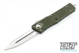 Microtech 142-6OD Combat Troodon D/E - OD Green Handle - Satin Blade