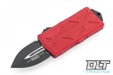 Microtech 157-1RD Exocet - Red Handle - Black Blade