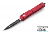 Microtech 147-1RD UTX-70 D/E - Red Handle - Black Blade