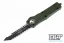 Microtech 144-3OD Combat Troodon T/E - OD Green Handle - Black Blade