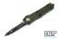 Microtech 138-D3OD Troodon D/E - OD Green Handle - Black Blade