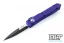 Microtech 120-1PU Ultratech Bayonet - Purple Handle - Black Blade