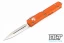 Microtech 122-4OR Ultratech D/E - Orange Handle - Satin Blade