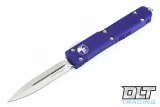 Microtech 122-10PU Ultratech D/E - Purple Handle - Stonewash Blade