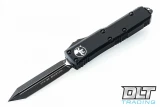 Microtech 230-1T UTX-85 Spartan - Black Handle - Black Blade