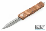 Microtech 142-10APTA Combat Troodon D/E - Tan Handle - Apocalyptic Blade