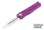 Microtech 138-5VI Troodon D/E - Violet Handle - Satin Blade