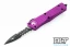 Microtech 138-2VI Troodon D/E - Violet Handle - Black Blade