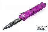 Microtech 138-1VI Troodon D/E - Violet Handle - Black Blade