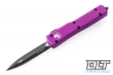 Microtech 147-1VI UTX-70 D/E - Violet Handle - Black Blade