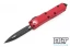 Microtech 232-1RD UTX-85 - Red Handle  - Black Blade