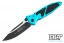 Microtech 160-1TQ SOCOM Elite S/E-M - Turquoise Handle  - Black Blade
