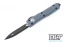 Microtech 122-1GY Ultratech D/E - Gray Handle  - Black Blade