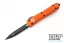 Microtech 122-1OR Ultratech D/E - Orange Handle  - Black Blade