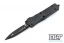 Microtech 138-1CFT Troodon D/E - Carbon Fiber Handle  - Black Blade