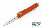 Microtech 147-4OR UTX-70 D/E - Orange Handle  - Satin Blade