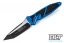 Microtech 161A-1BL SOCOM Elite T/E - Blue Handle  - Black Blade