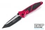 Microtech 161-1RDCFI SOCOM Elite T/E-M - Red & Carbon Fiber Handle - Black Blade