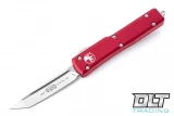 Microtech 149-4RD UTX-70 T/E - Red Handle  - Satin Blade