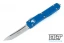 Microtech 123-10BL Ultratech T/E - Blue Handle  - Stonewashed Blade