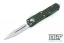 Microtech 232-10OD UTX-85 D/E - Green Handle  - Stonewashed Blade