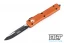 Microtech 148-1OR UTX-70 S/E - Orange Handle  - Black Blade