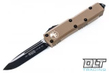 Microtech 231-1TA UTX-85 S/E - Tan Handle  - Black Blade