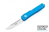 Microtech 149-4BL UTX-70 T/E - Blue Handle  - Satin Blade