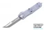 Microtech 619-10APGY Troodon Hellhound - Gray Handle  - Apocalyptic Blade