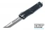 Microtech 619-10AP Troodon Hellhound - Black Handle  - Apocalyptic Blade
