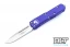 Microtech 231-4PU UTX-85 S/E - Purple Handle  - Satin Blade