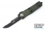 Microtech 139-1OD Troodon S/E - Green Handle  - Partial Serrations - Black Blade