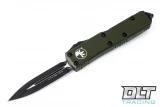 Microtech 232-1OD UTX-85 D/E - OD Green Handle  - Black Blade