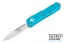 Microtech 231-4TQ UTX-85 S/E - Turquoise Handle  - Satin Blade