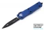 Microtech 138-1PU Troodon D/E - Purple Handle  - Black Blade