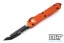 Microtech 123-2OR Ultratech T/E - Orange Handle  - Partial Serrations - Black Blade