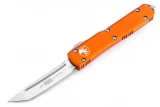 Microtech 123-4OR Ultratech T/E - Orange Handle  - Contoured - Satin Blade