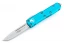 Microtech 231-10TQ UTX-85 S/E - Turquoise  Handle  - Contoured - Stonewash Blade
