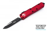 Microtech 231-1RD UTX-85 S/E - Red Handle  - Contoured - Black Blade