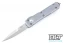 Microtech 120-10GY Ultratech D/E -  Grey Handle - Contoured - Stonewash Blade
