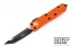 Microtech 233-1OR UTX-85 T/E - Orange Handle - Black Blade