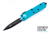 Microtech 232-1TQ UTX-85 D/E - Turquoise Handle - Black Blade